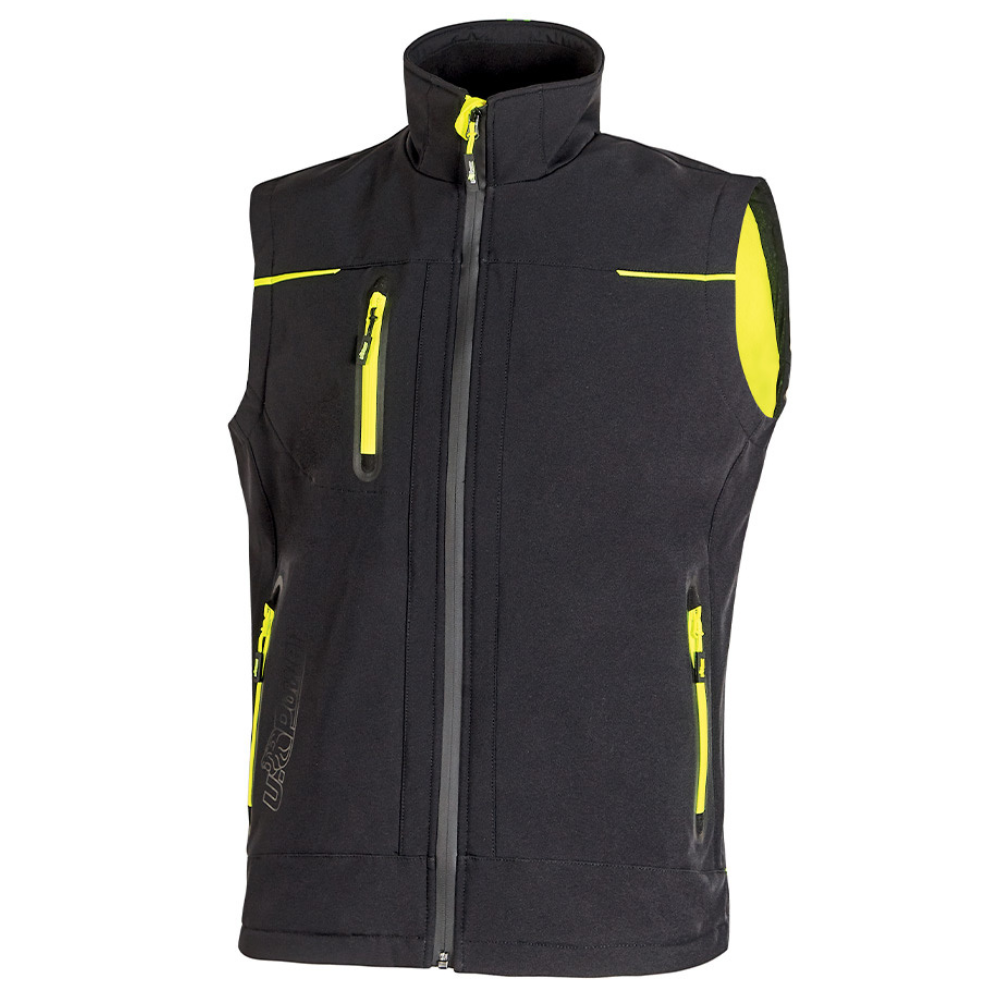 Gilet softshell impermeabile traspirante universe black carbon *** misura medium - m, confezione 1