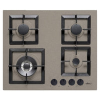 Piani cottura da incasso elleci Plano 60 TCL 4 fuochi Granitek 43 Grigio Tortora PGSP60143WS