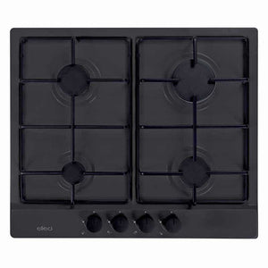 Piani cottura da incasso elleci Style 60 4 fuochi Granitek 59 Antracite PGSS60259WB