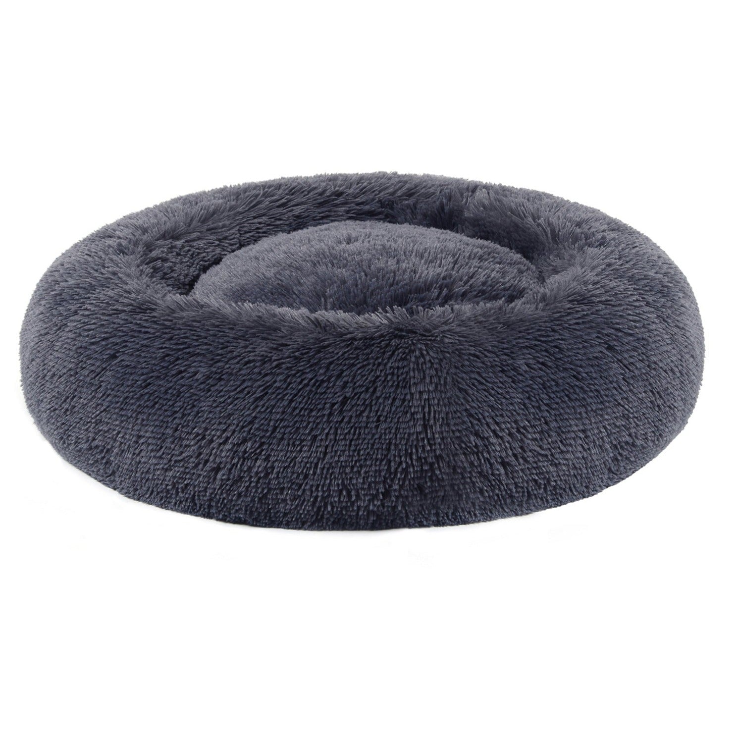 Cuccia per cani e gatti morbida 60 cm grigio scuro 12_0001122