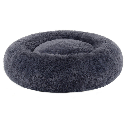 Cuccia per cani e gatti morbida 60 cm grigio scuro 12_0001122