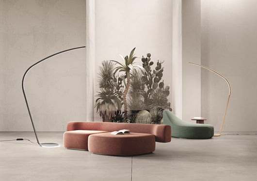 PIANTANA STYLE A LED  LED, 3000K, 2000lm, 36W NERO DIMMERABILE H.217CM