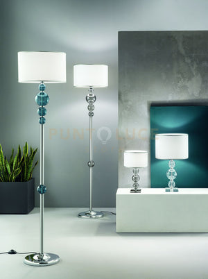 PIANTANA TEBE OTTANIO  E CROMO 1 LUCE ATTACCO E27 D.40CM