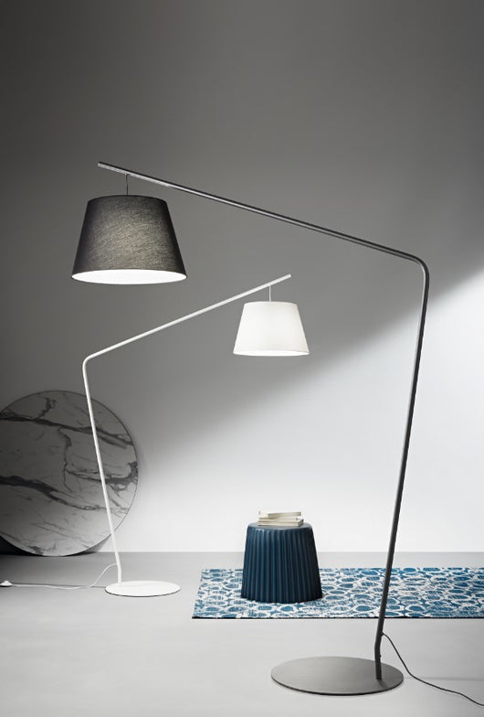 PIANTANA VELVET BIANCO CON PARALUME BIANCO 1 LUCE ATTACCO E27