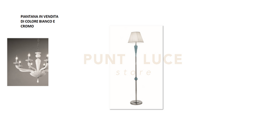 PIANTANA VILLA 1 LUCE BIANCO E CROMO ATTACCO  E27