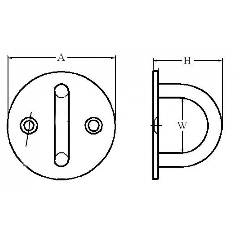 PIASTRA TONDA C/CAVALLOTTO