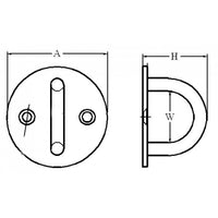 PIASTRA TONDA C/CAVALLOTTO
