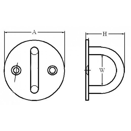 PIASTRA TONDA C/CAVALLOTTO