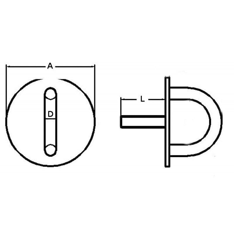 PIASTRA TONDA C/CAVALLOTTO