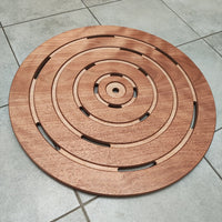 Sined Piatto Doccia Okume Tondo Pedana Rotonda In Legno Okume Rosa