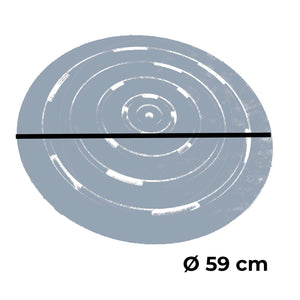 Sined Piatto Doccia Okume Tondo Pedana Rotonda In Legno Okume Rosa