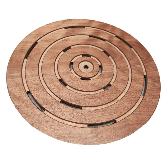 Sined Piatto Doccia Okume Tondo Pedana Rotonda In Legno Okume Rosa