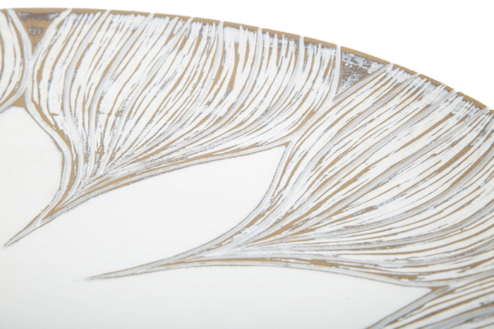 PIATTO S/TASCHE RESINA ATENE CM Ø 35,5X4,4