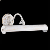 Applique Da Parete Classico Renoir Metallo Bianco 2 Luci E14 25W