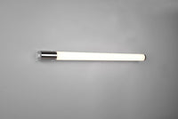 PIERA H2O APPLIQUE LED 16W 1650lm, 3000K BORDO CROMO CON PRESA CORRENTE ED INTERRUTTORE IP44 L. 79CM