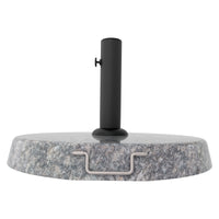 Pietra - Base per Ombrellone da Giardino Rotondo Ø45 cm 25 Kg in Pietra Grigio