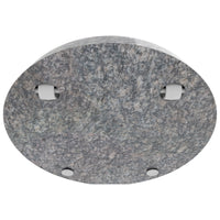 Pietra - Base per Ombrellone da Giardino Rotondo Ø45 cm 25 Kg in Pietra Grigio