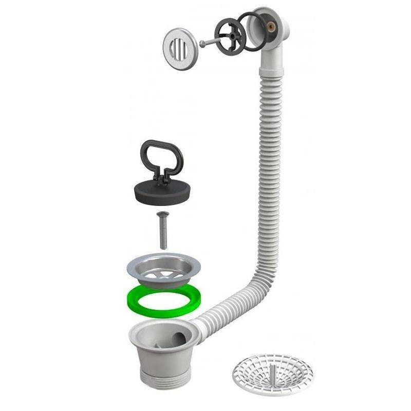 PILETTONE 1"1/2 LAVELLO C/TROP S/TONDO