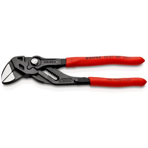 PINZA CHIAVE, PINZA E CHIAVE IN UNICO UTENSILE 180MM– BONDERIZZATA KNIPEX 8601180