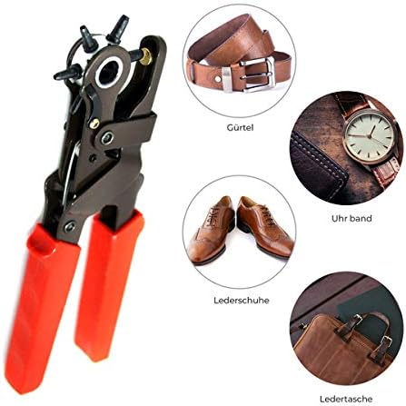 PINZA FUSTELLATRICE FORATRICE A FUSTELLA PER CINTURA BUCARE FORARE FARE BUCHI