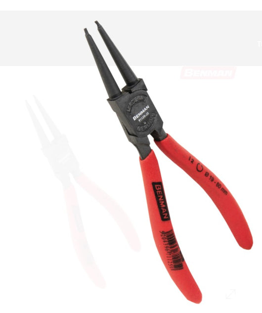 PINZA PER ANELLI INTERNI, DRITTA DIN 5256C - BENMAN