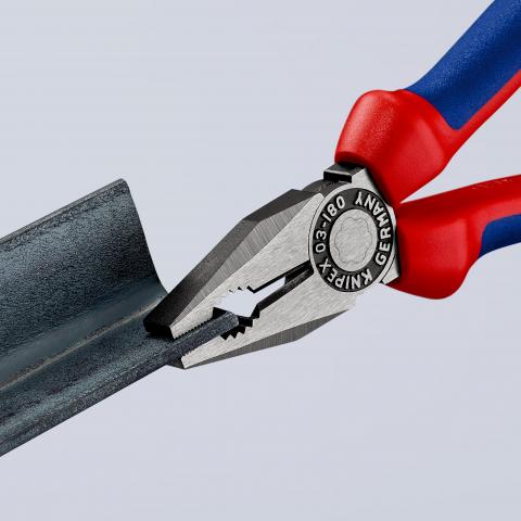 PINZA UNIVERSALE 200 mm RIVESTITA IN MATERIALE BICOMPONENTE - KNIPEX 0302200