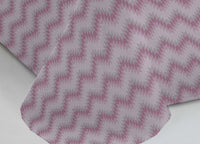 Copriletto Piquet Primavera Estate 100% Cotone Disegno 7672 Zig Zag - 1 Piazza e Mezza - Rosa