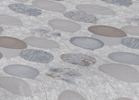 Copriletto Piquet Primavera Estate 100% Cotone Disegno Palloncini - Matrimoniale - Grigio