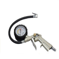 PISTOLA COMPRESSORE PER GONFIAGGIO PNEUMATICI CON MANOMETRO GOMME AUTO RUOLOTTE*