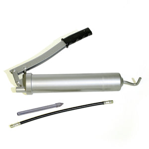 PISTOLA INGRASSATORE POMPA MANUALE GRASSO CONTENITORE 500CC TUBO FLESSIBILE1283