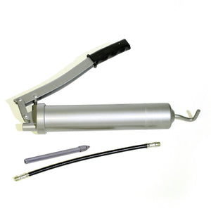 PISTOLA INGRASSATORE POMPA MANUALE GRASSO CONTENITORE 500CC TUBO FLESSIBILE1283