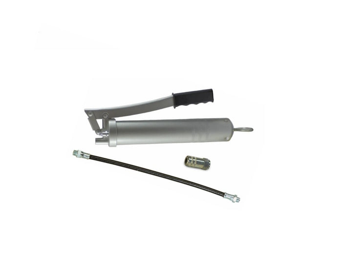 PISTOLA INGRASSATORE POMPA MANUALE GRASSO CONTENITORE 500CC TUBO FLESSIBILE1283