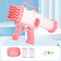 PISTOLA SPARA BOLLE DI SAPONE SPARABOLLE + 2 RICARICHE GIOCATTOLO BAMBINI