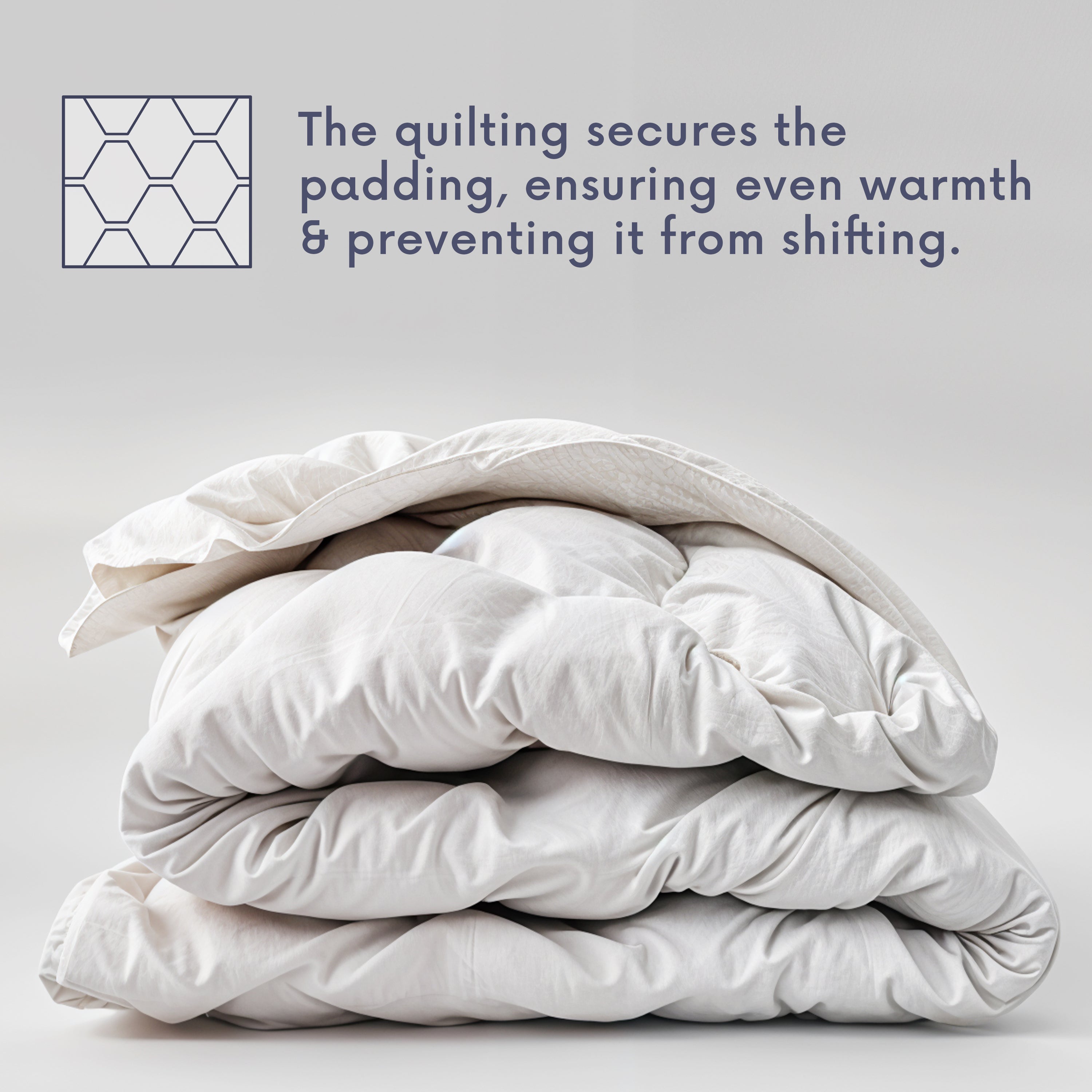 Piumino  Universale 155x200 cm 250 gr | Imbottitura in Ovatta Soft | Microfibra Anallergica Bianca | Per Tutte Le Stagioni