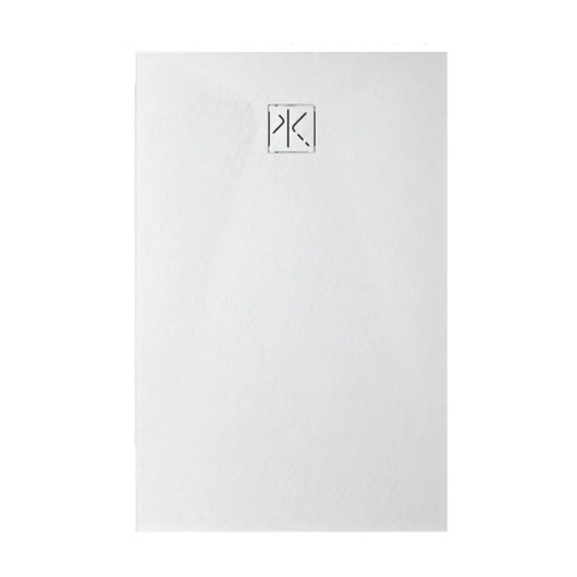 Piatto Doccia SFA Kinedo Pietraviva 120 x 70 cm in Resina Effetto Pietra Bianco Opaco