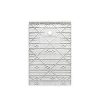 Piatto Doccia SFA Kinedo 90 x 70 cm in Resina Polimerica Effetto Pietra Colore Bianco