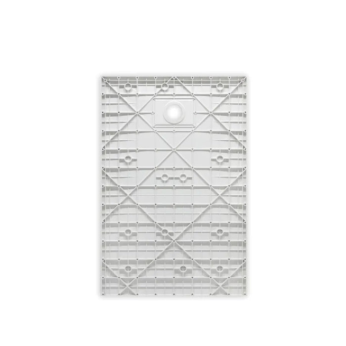 Piatto Doccia SFA Kinedo 90 x 70 cm in Resina Polimerica Effetto Pietra Colore Bianco