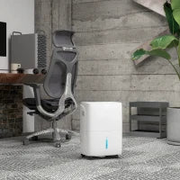 Deumidificatore Portatile 30L/Giorno con Serbatoio 4L, 3 Velocità e 4 Funzioni, Timer fino 24 Ore, Bianco