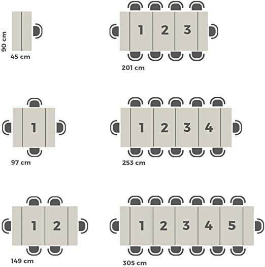Consolle in legno Pratika L 90 x H 77 cm x P 90