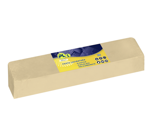 Pasta Abrasiva per Lucidare Plexiglass Fine PL1 1 KG Lucidatura Plastica trasparente Policarbonato Resina Lexan Abs Rimuovi Graffi lucidante Resina