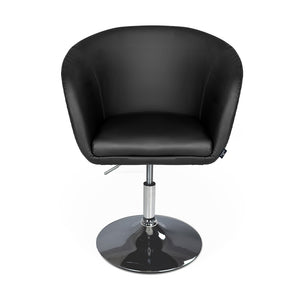 Sedia da ufficio regolabile in altezza, poltrona girevole nera Balloon PL10BAPM