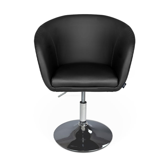 Sedia da ufficio regolabile in altezza, poltrona girevole nera Balloon PL10BAPM