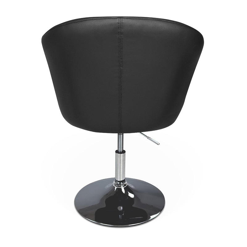 Sedia da ufficio regolabile in altezza, poltrona girevole nera Balloon PL10BAPM