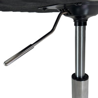 Sedia da ufficio regolabile in altezza, poltrona girevole nera Balloon PL10BAPM