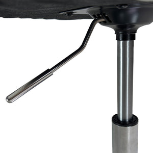 Sedia da ufficio regolabile in altezza, poltrona girevole nera Balloon PL10BAPM