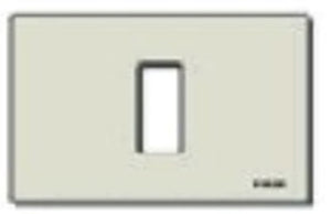 PLACCA 1F SCAT RETT ALLUMINIO 08635 VIMAR