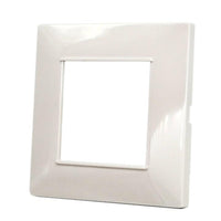 PLACCA 2F MAPAM SC TONDA BIANCA COMP V/PLANA 6002 Placca 6002-01 2p bianco/vmr-pln tecnopolimero