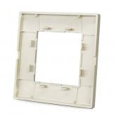 PLACCA 2F MAPAM SC TONDA BIANCA COMP V/PLANA 6002 Placca 6002-01 2p bianco/vmr-pln tecnopolimero