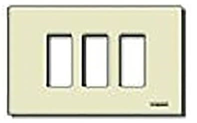 PLACCA 3 FORO X SCAT RET AVORIO 08637.A VIMAR