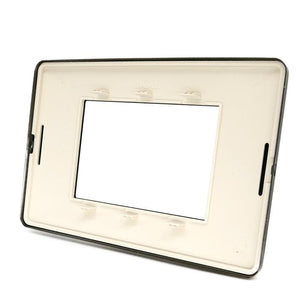 PLACCA 3F BRONZO SPAZZOL MAPAM 6803-9 COMP V/PLANA Placca 6803-9 BRONZO SPAZZOLATO METALLO